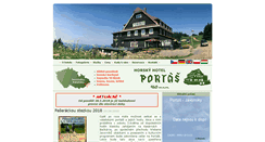 Desktop Screenshot of hotelportas.cz
